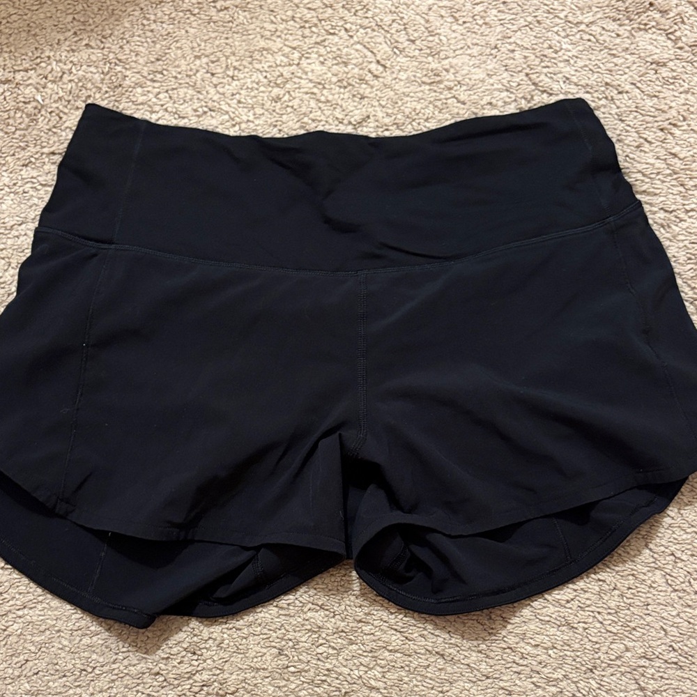 Lululemon Athletica Black Athletic Shorts